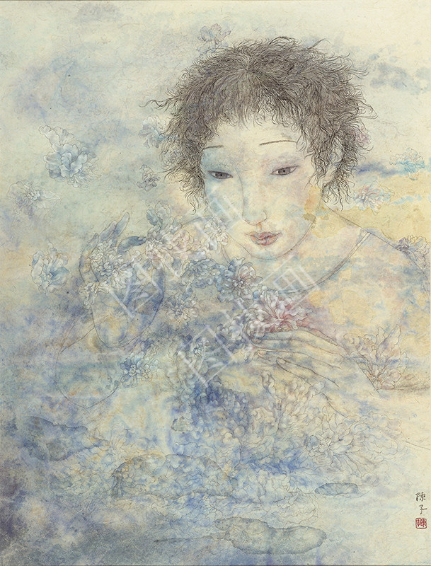 近现代 陈子 花语系列 (5) 30x40cm